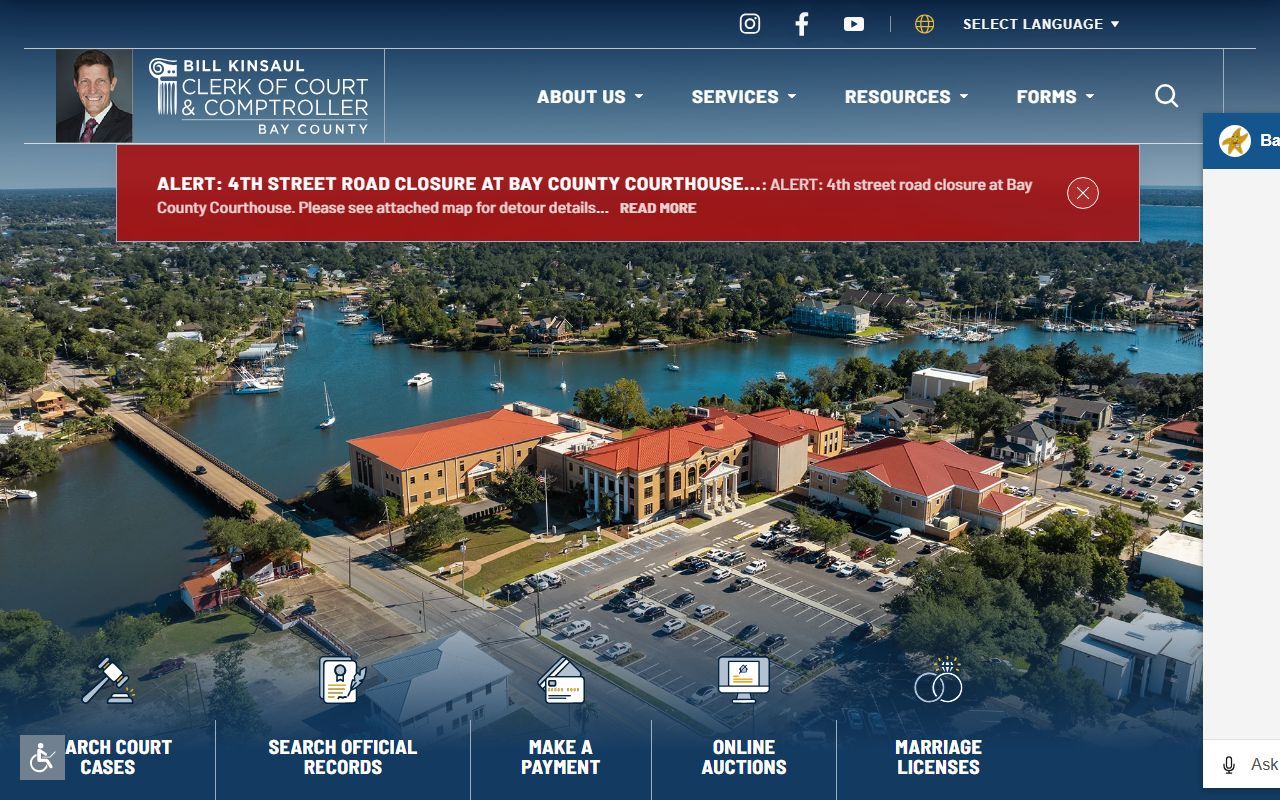 Bay County divorce records source