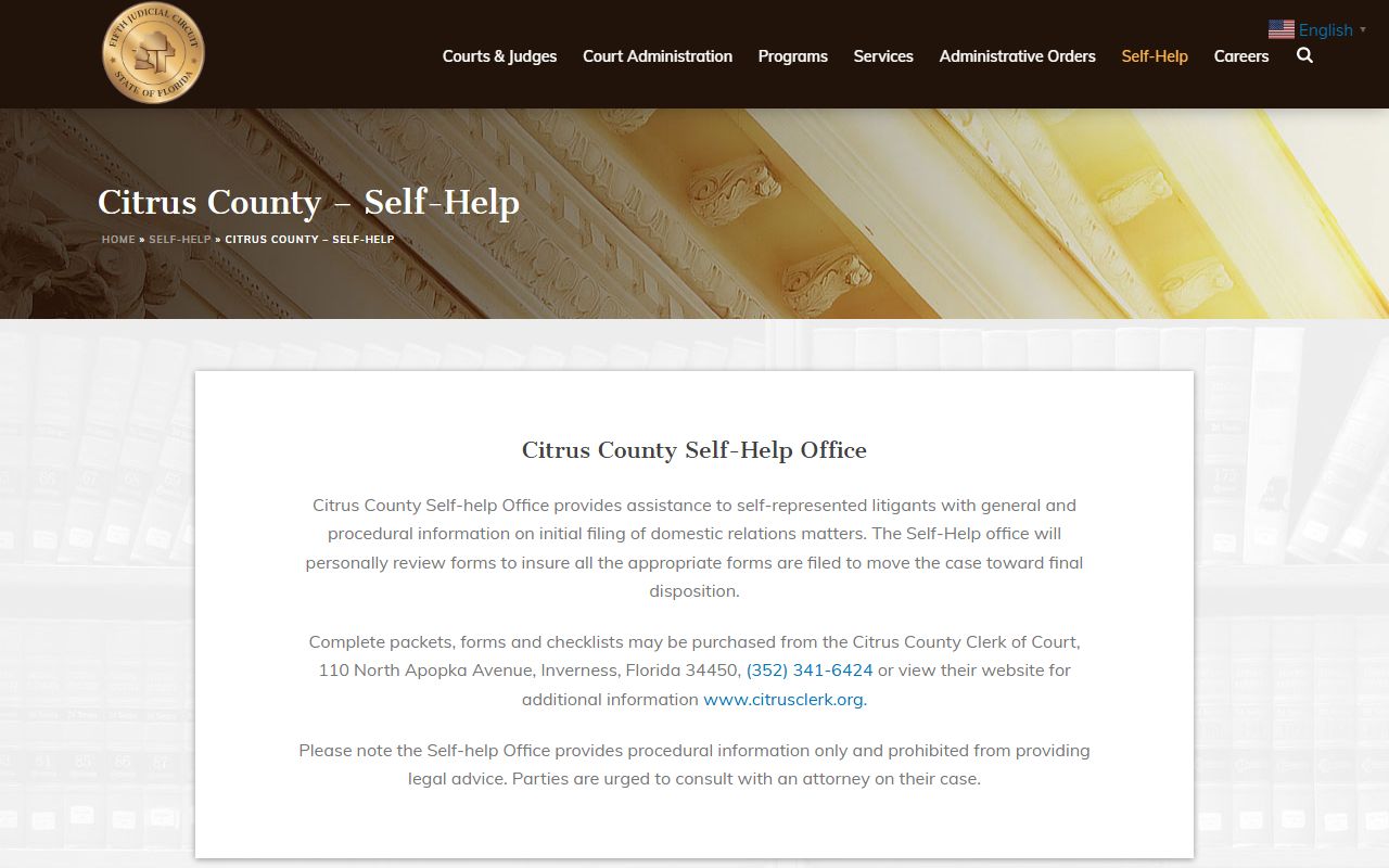 Citrus County divorce records source
