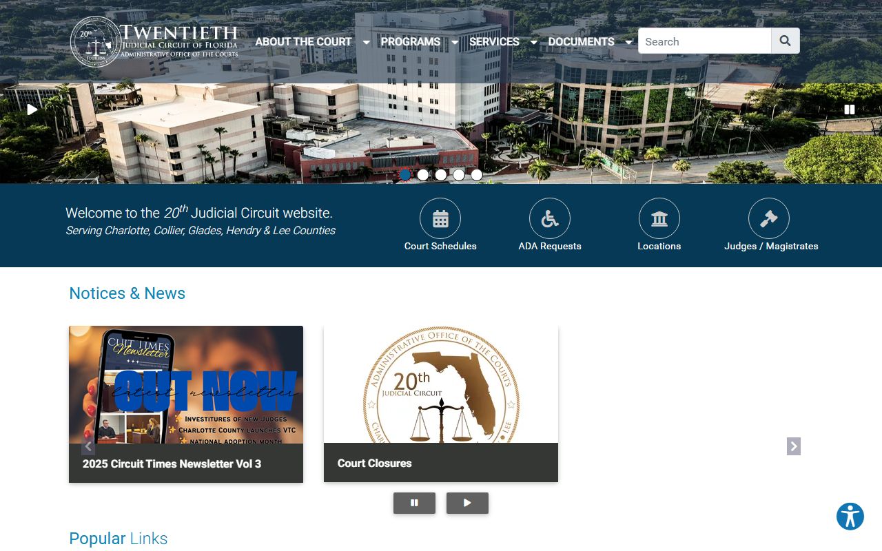 Glades County divorce records source