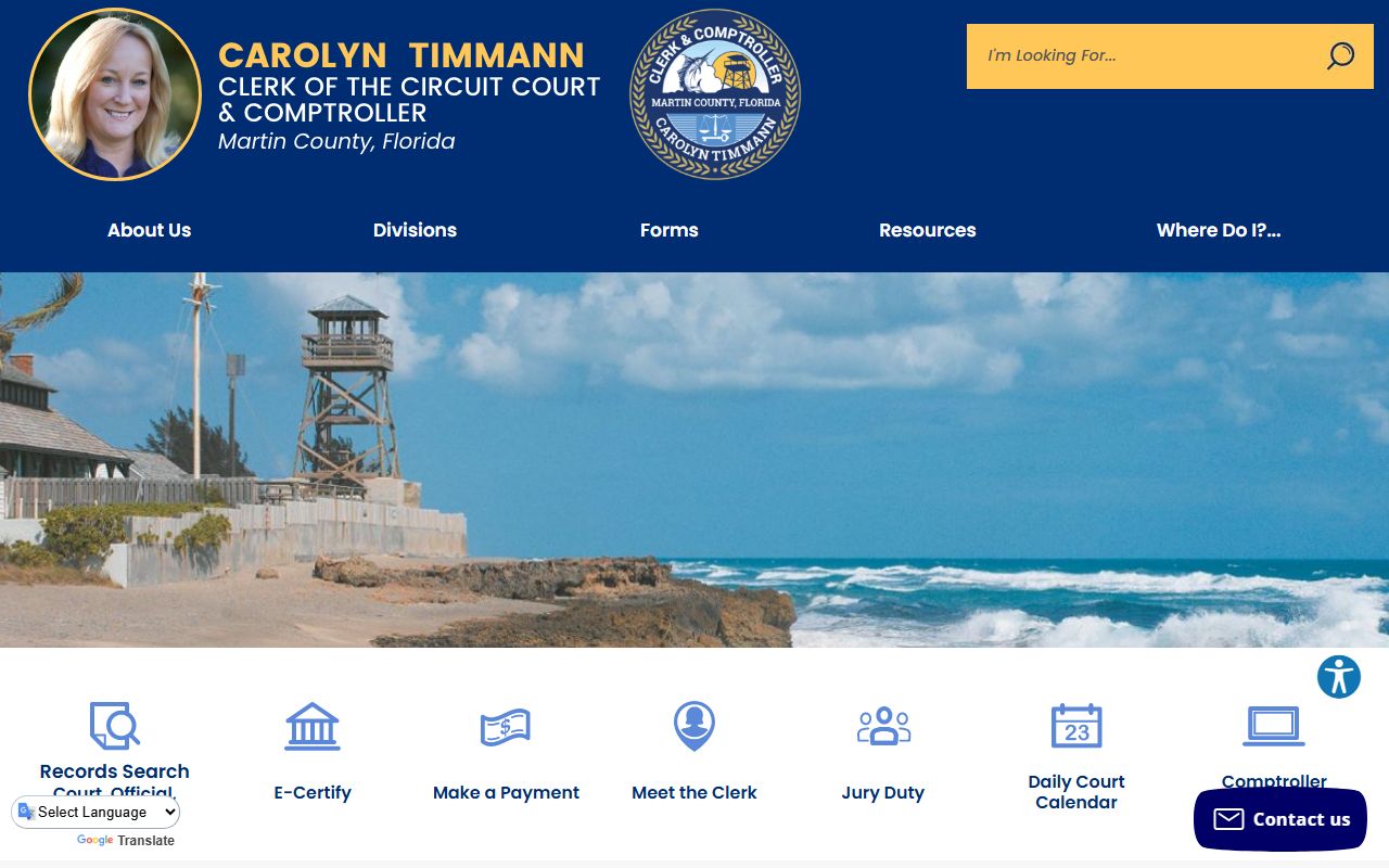 Martin County divorce records source