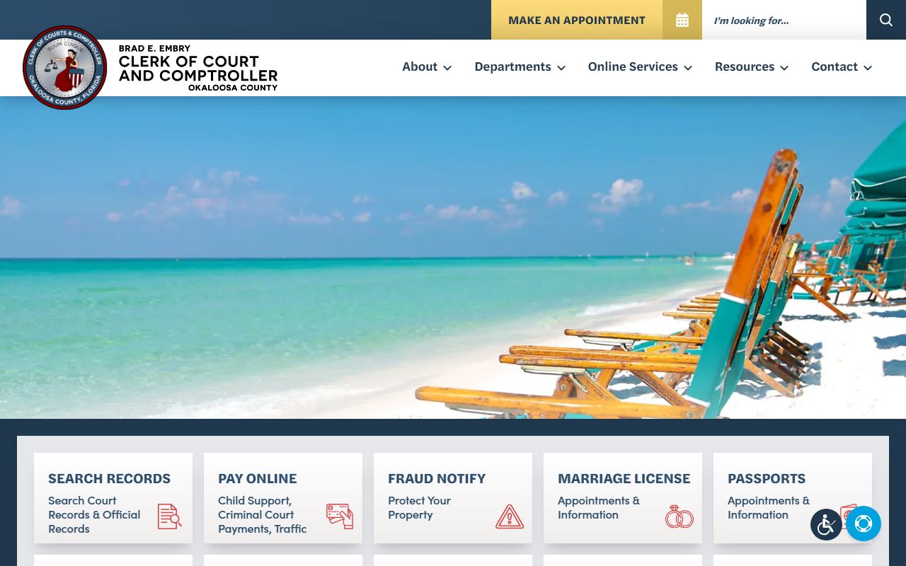 Okaloosa County divorce records source